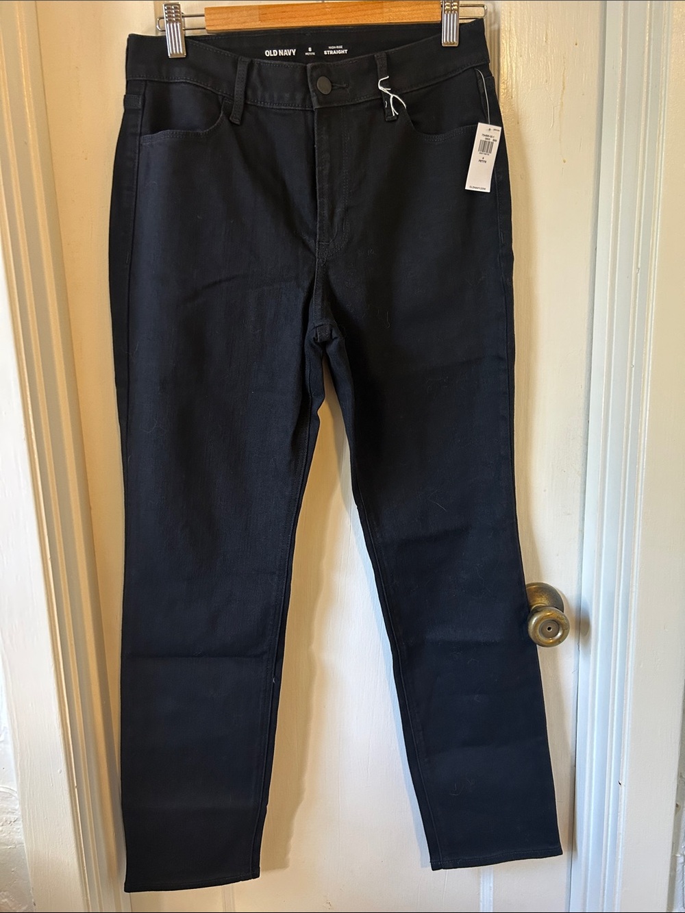 Old Navy Black Slim Straight Jeans